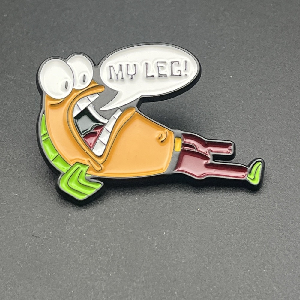 SpongeBob SquarePants “My Leg!” Fish Guy Lapel Hat Pin